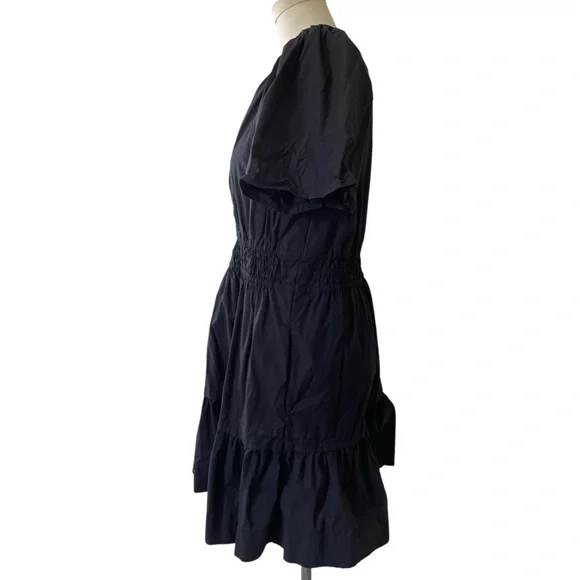 🎉 HP! NWOT! Anthropologie The Somerset Mini Dress in Black - Picture 5 of 13